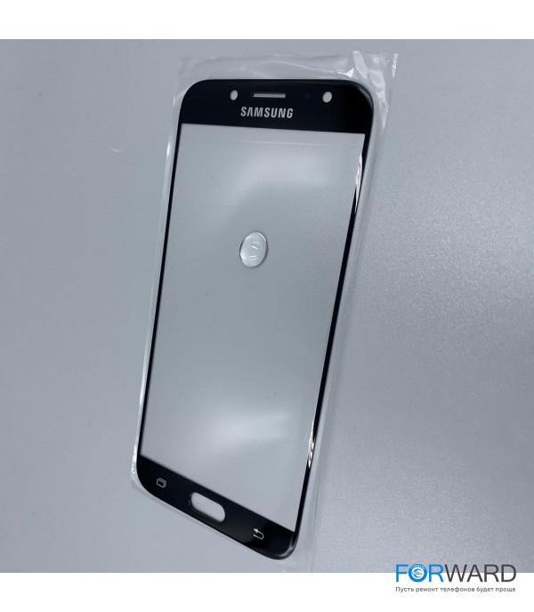 Стекло для переклейки к Samsung J730 Black (имитация Original)